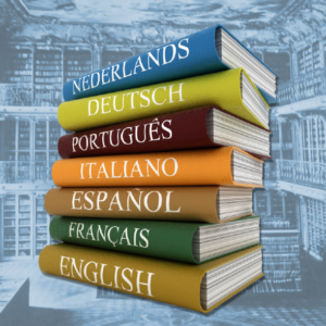 Übersetzungen Bücherstapel